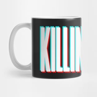 Killing Eve Retro Blur Logo - White Mug